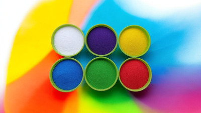 BRIGHT BLOOM Pack of 6 Rangoli Powder(Multicolor)