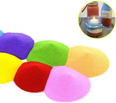 Faisla Pack of 6 Rangoli Powder(Multicolor)