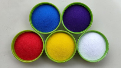 BRIGHT BLOOM Pack of 5 Rangoli Powder(Multicolor)