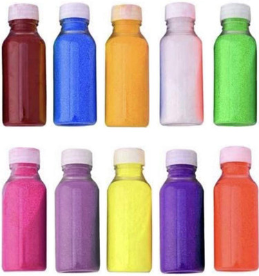 NIWANI Pack of 10 Rangoli Powder(Multicolor)