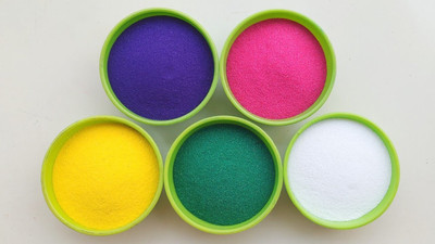 BRIGHT BLOOM Pack of 5 Rangoli Powder(Multicolor)