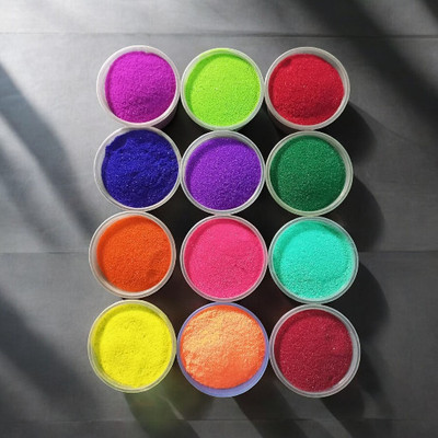 oramsa Pack of 12 Rangoli Powder(Multicolor)