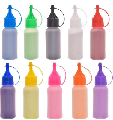 CottonTee Pack of 10 Rangoli Powder(Multicolor)