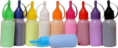 Raga Plus Pack of 10 Rangoli Powder(Multicolor)
