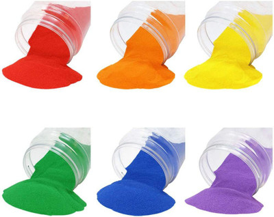 Sanskar Pack of 6 Rangoli Powder(Multicolor)