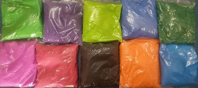 Kolapodi Pack of 11 Rangoli Powder(Multicolor)