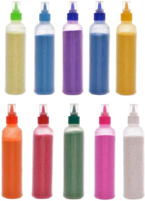 NIWANI Pack of 10 Rangoli Powder(Multicolor)