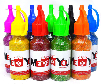 ME&YOU Pack of 9 Rangoli Powder(Multicolor)