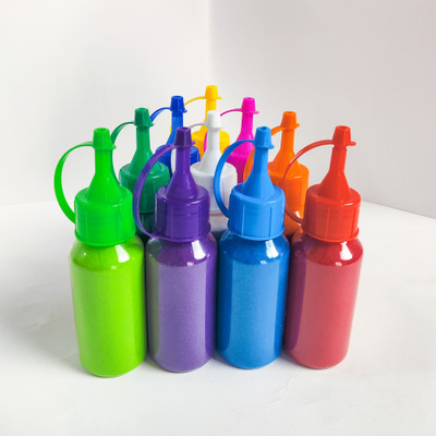 CHITRASHILA Pack of 10 Rangoli Powder(Multicolor)