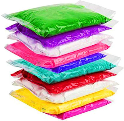 Satvik Pack of 10 Rangoli Powder(Multicolor)