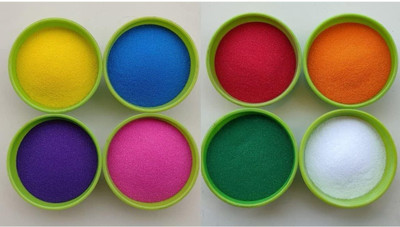 CPYFASHION Pack of 10 Rangoli Powder(Multicolor)