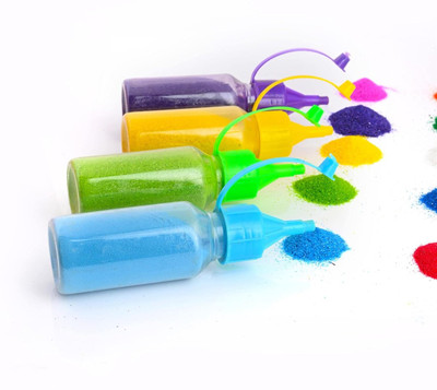 Aakriti Creation Pack of 10 Rangoli Powder(Multicolor)