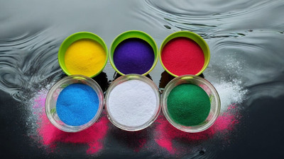 BRIGHT BLOOM Pack of 6 Rangoli Powder(Multicolor)
