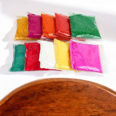 oramsa Pack of 12 Rangoli Powder(Multicolor)