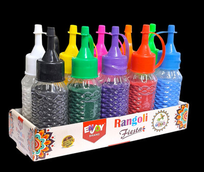 ARTTWALA Pack of 10 Rangoli Powder(Multicolor)