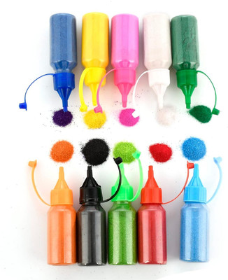 DesiDecor Pack of 10 Rangoli Powder(Multicolor)