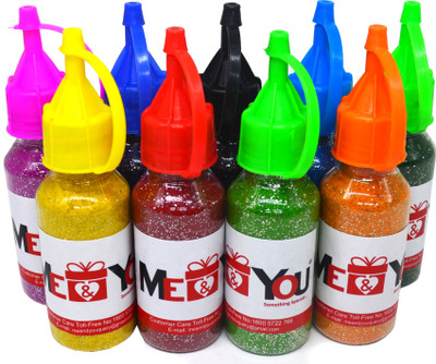 ME&YOU Pack of 9 Rangoli Powder(Multicolor)