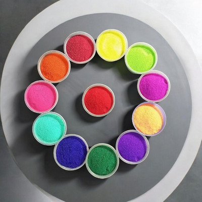 oramsa Pack of 12 Rangoli Powder(Multicolor)