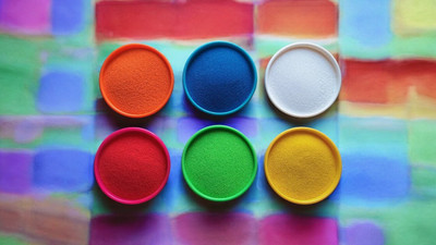 BRIGHT BLOOM Pack of 6 Rangoli Powder(Multicolor)