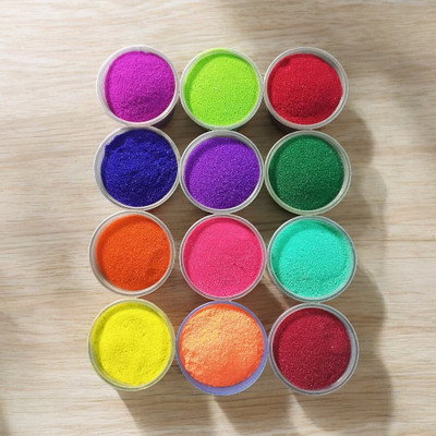 oramsa Pack of 12 Rangoli Powder(Multicolor)