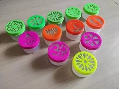 oramsa pack of 12 different rangoli stamp box Rangoli Stencil
