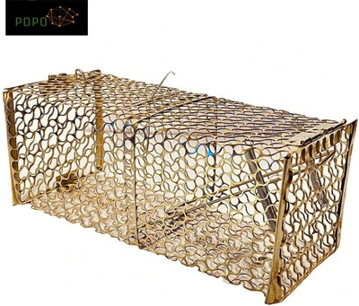 popo Rat, Mouse Trap/Catcher Iron Big Size - Ultimate Solution to All Rat Problems Live Trap