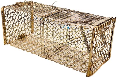 FRESHWIND Rat Mouse Trap Iron Catcher Cage for Catching Rodent/Squirrels Pinjra Chuhedaan Live Trap