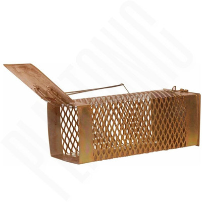Playtonic Rat/Mouse/Rodent Trap Cage Rustic Copper Snap Trap
