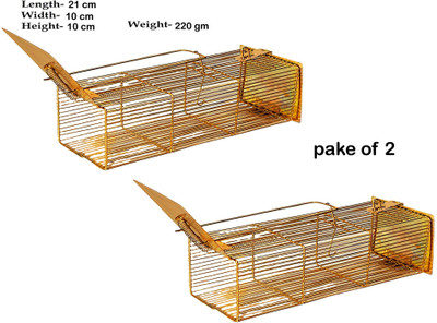 MITHO Mouse Trap/Catcher Iron Big Size-Solution to Rat Problems LiveTrap PEAK OF 2 PIC Live Trap