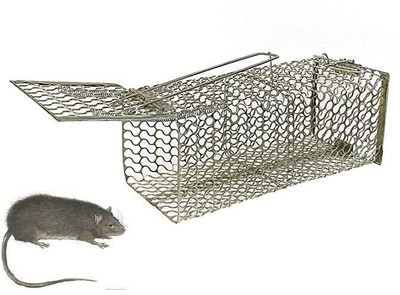 Madaan Mouse Trap/Catcher Iron Big Size,Rat Trap Cage,Chuha Pinjra,Chuha Dani Live Trap