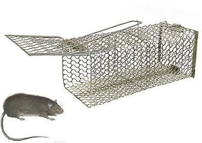 ANSHMULTICOM Rat, Mouse Trap/Catcher Iron Big Size - Ultimate Solution to All Rat Problems Live Trap