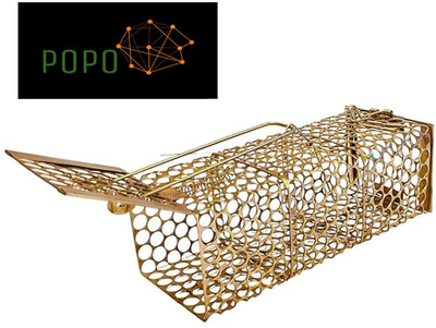 popo Rat, Mouse Trap/Catcher Iron Big Size - Ultimate Solution to All Rat Problems Live Trap