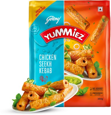 Godrej Yummiez Chicken Seekh Kabab 360 g