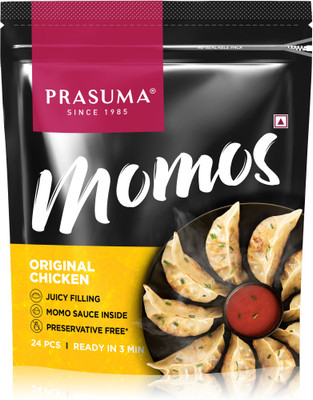 Prasuma Original Chicken Momos(24 Pieces)