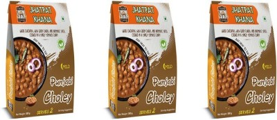 The Thar Food Jhatpat Khana Ready to Eat Punjabi Choley - 300 g. Serves 2 Each - (Pack of 3) 900 g