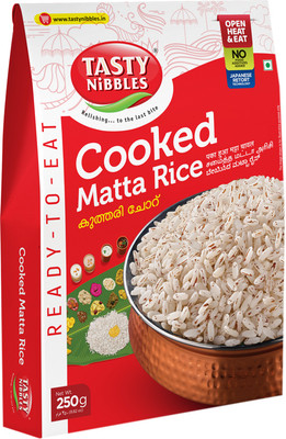 Tasty Nibbles Ready To Eat Cooked Matta Rice| No Added Preservatives Using Retort Technology 250 g