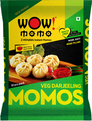 Wow! Momo Veg Darjeeling Momos 10p(10 Pieces)
