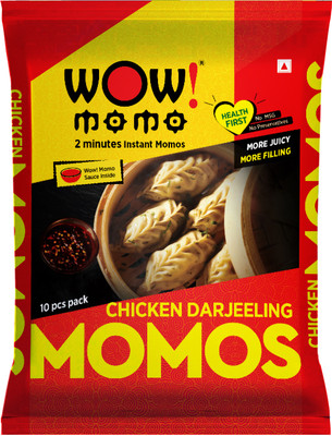 Wow! Momo Chicken Darjeeling Momos 10p(10 Pieces)