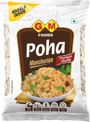 GM FOODS Manchurian Poha ( pack of 3) 500 Gram Each Packet With Masala Inside 1.5 kg