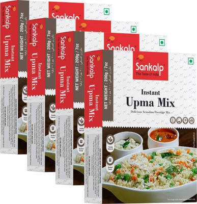 Sankalp by Sankalp Ready-to-Cook Upma Mix 200g | Instant South Indian Breakfast Delight 800 g