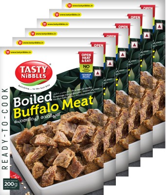 Tasty Nibbles Ready To Eat Boiled Buffalo Meat (Pack of 6) 1200 g