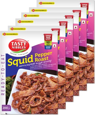 Tasty Nibbles Ready To Eat Squid Pepper Roast (Pack of 6) 1200 g