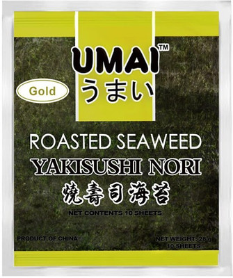 UMAI Gold Premium Nori Seaweed 10 Sheets 40 g