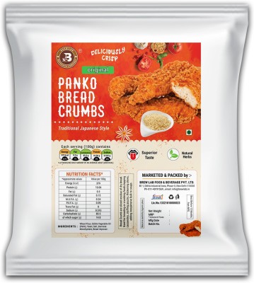 Brew Lab Original Panko Bread Crumbs | Traditional Japanese Style for Cutlets, Snacks 500 g