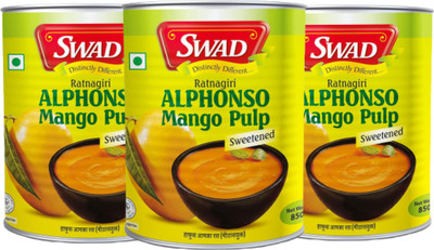 SWAD Ratnagiri Alphonso Mango Pulp | Hapus Aam Ka Ras 2550 g