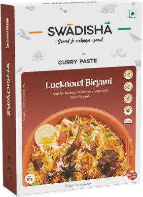 Swadisha Lucknowi Biryani Ready To Cook Curry Paste I No Preservatives | Ready In 15 Mins 200 g