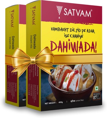 Satvam Dahi Wada Instant Mix (2 x 400 Grams) 800 g(Pack of 2)