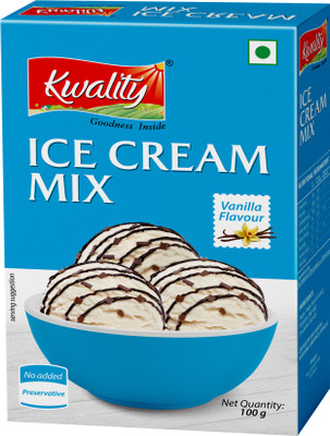 Kwality Vanilla Ice Cream Mix, Easy & Delicious Summer's Best Dessert Mix 100 g