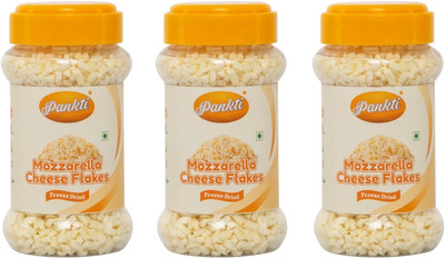 Pankti Freeze Dried Mozzarella Cheese Flakes-300 Gram (Pack of 3) 300 g(Pack of 3)
