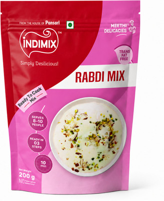INDIMIX Instant Ready to Cook Rabdi Mix | Ready In 3 Steps | Healthy & Tasty 200 g